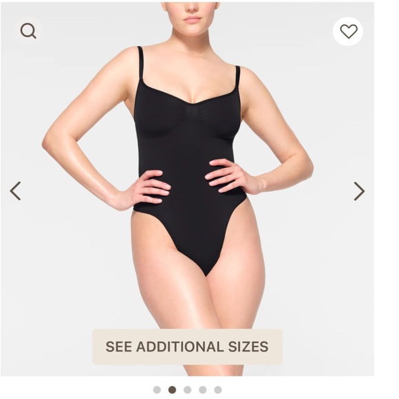 SKIMS SEAMLESS SCULPT THONG BODYSUIT - Picture 1 of 15